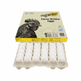 Hen Fruit -30 Farm Fresh No Antibiotics White Eggs