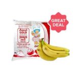 Amul Gold Full Cream Fresh Milk + Banana Robusta Regular Combo